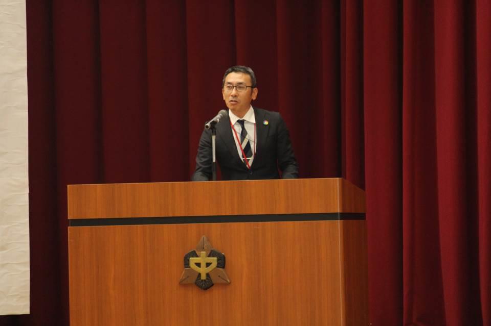 講演台 表彰台 司会台(濃色)