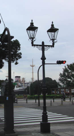 知恵の輪-我が国初のガス灯(横浜)▯表示