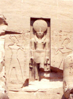 1889❣️ アブ・シンベル大神殿 油絵 アブシンベル神殿」、1842-1845