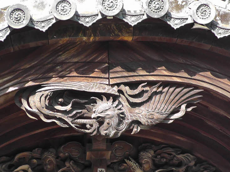 懸魚　鰭　82cm　江戸期 知恵の輪-13・大日寺の懸魚1