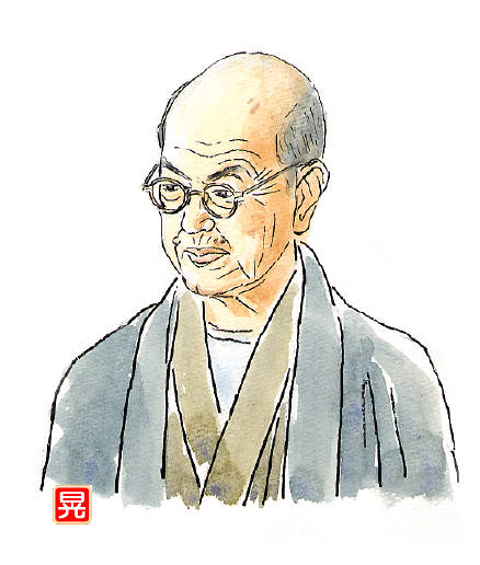 知恵の輪-武者小路実篤（イラスト・人物）1👨