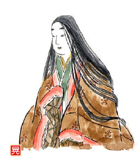知恵の輪-清少納言（イラスト）?