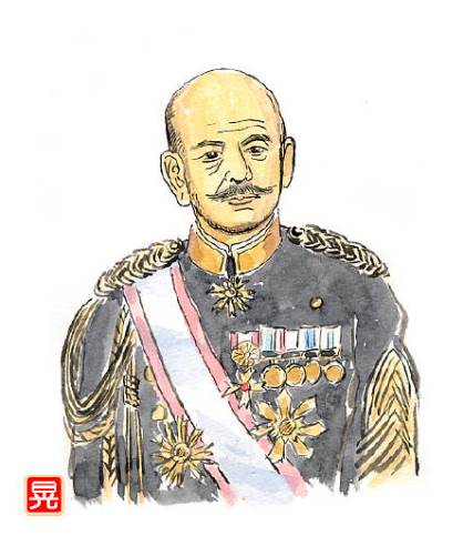 知恵の輪-秋山好古（イラスト・人物）👨