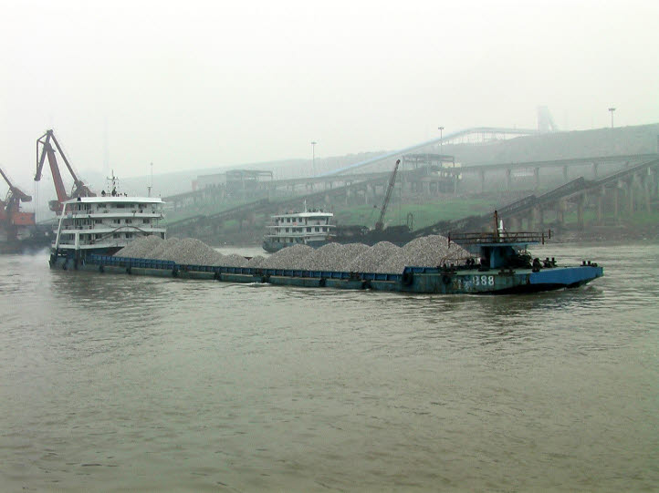 ジャリ-運搬船 知恵の輪-いろいろな船・砂利運搬