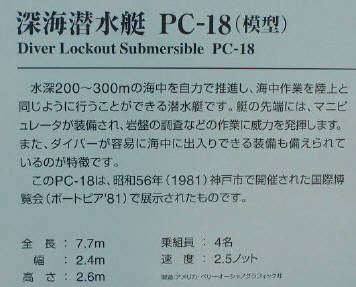 知恵の輪-深海潜水艇PC－18（模型）🚢