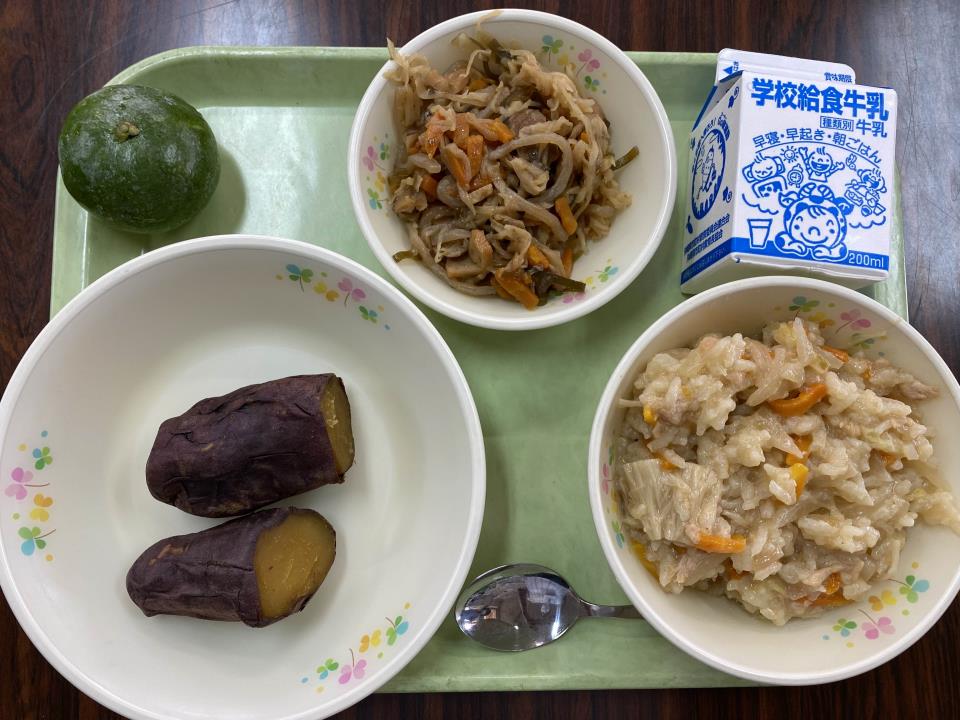 沖縄市立安慶田中学校 ニュース 給食