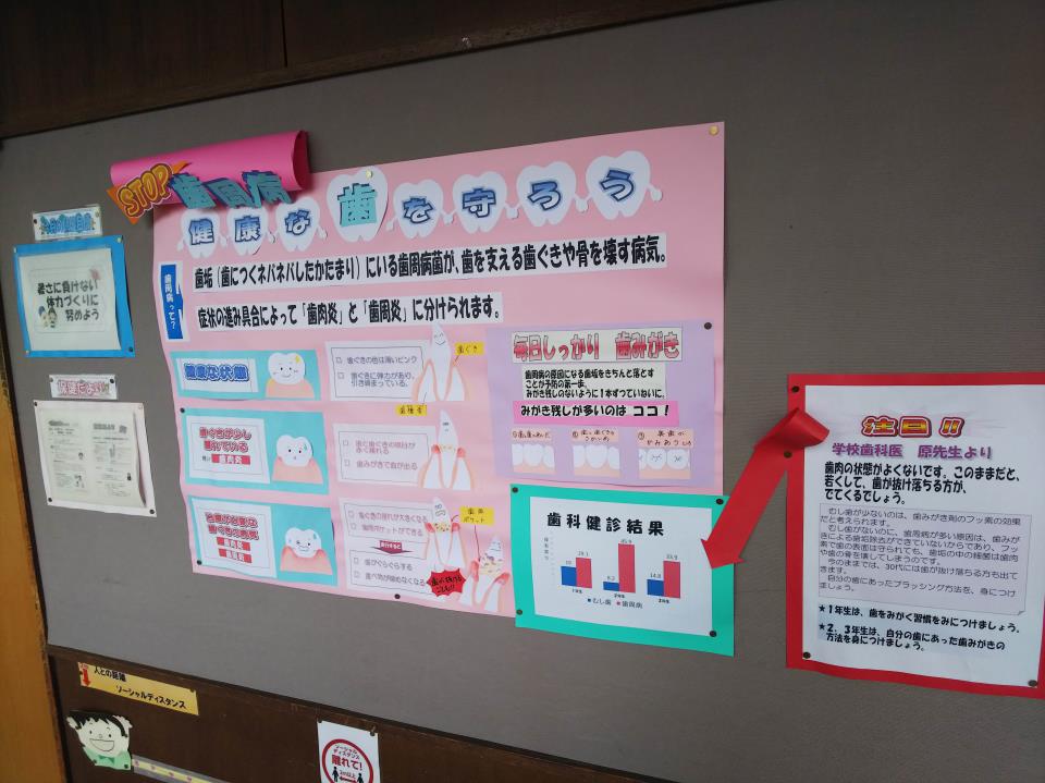 君津市立八重原中学校 ニュース 保健衛生対策