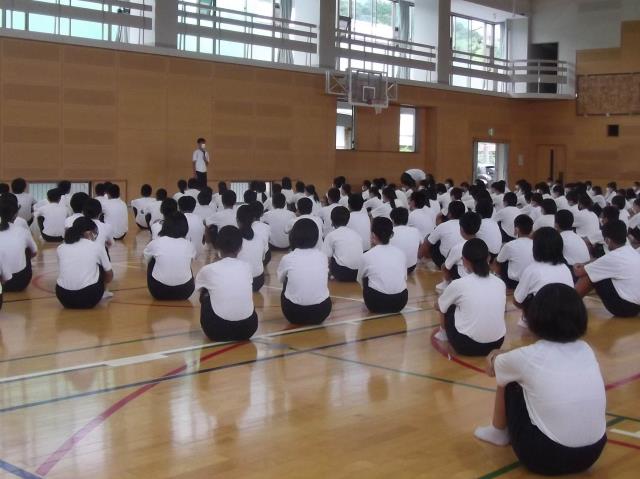 山口市立宮野中学校 ニュース 今日のできごと