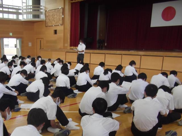 山口市立宮野中学校 ニュース 今日のできごと