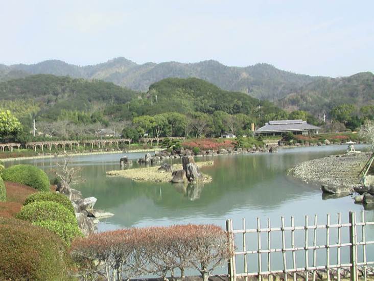 知恵の輪 冬の南楽園9