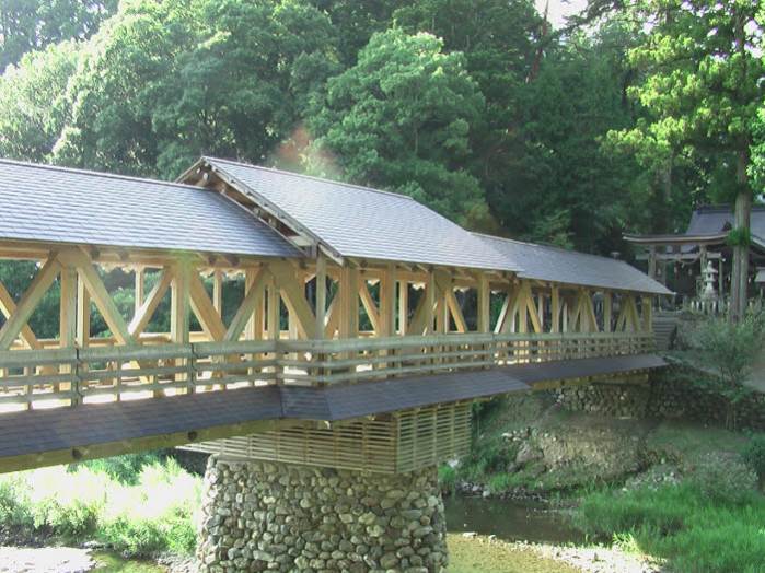 知恵の輪 屋根付橋 神幸橋
