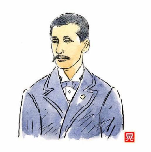 知恵の輪 小村寿太郎 イラスト