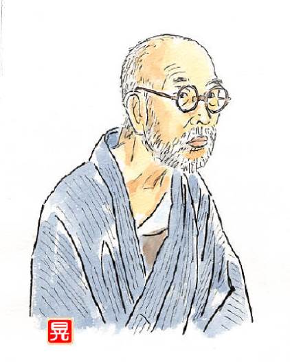 知恵の輪 斉藤茂吉 イラスト 人物