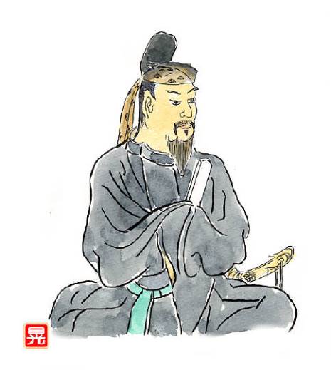 知恵の輪 中臣鎌足 イラスト 人物