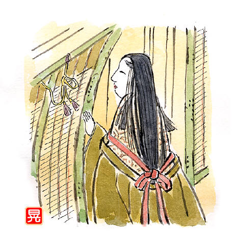 知恵の輪 紫式部 イラスト 人物